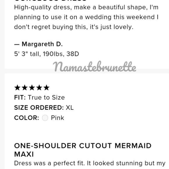 Nwt Lulu's Pink Sequin One-Shoulder Cutout Mermaid Maxi Dress - Picture 12 of 14